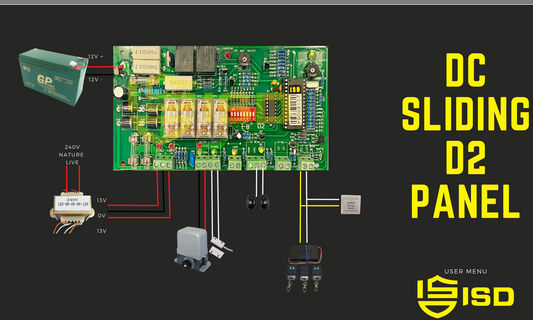 dc sliding d2 panel wire digram Connectivity connection