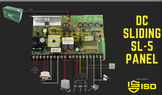 dc sliding sl-5 panel wire digram Connectivity connection