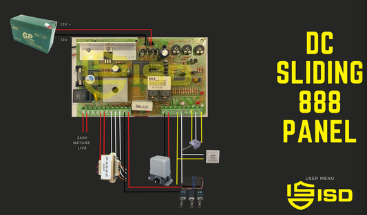 dc sliding 888 panel wire digram Connectivity connection
