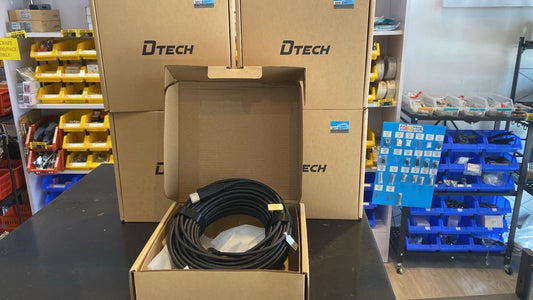 DTech HDMI and Fiber HDMI Cables: Superior Connectivity from IS Distribution Sdn Bhd kuching supply