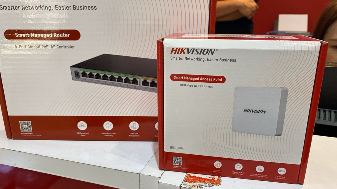 Hikvision Router and In-Wall Wi-Fi AP – Seamless Network Integration in kuching isd