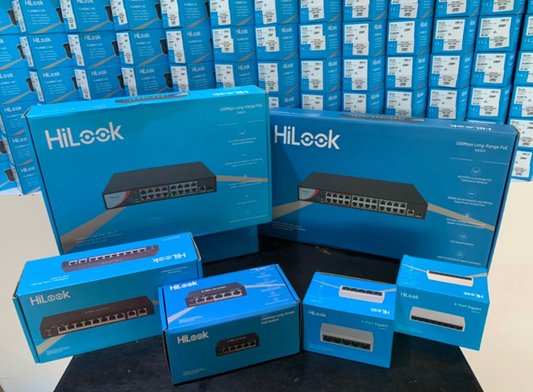 HiLook PoE and Gigabit Switches Now at ISD Distribution Kuching: Your Complete Networking Solution