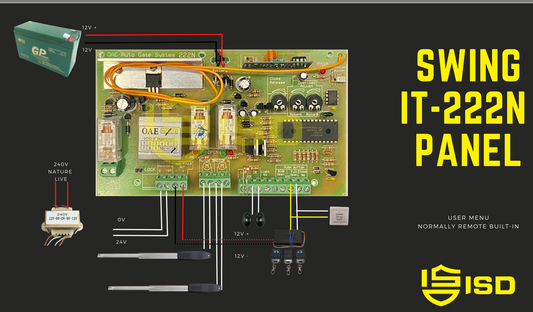 swing it-222n panel wire digram  Connectivity connection