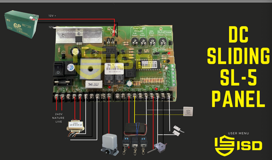 dc sliding sl-5 panel wire digram  Connectivity connection