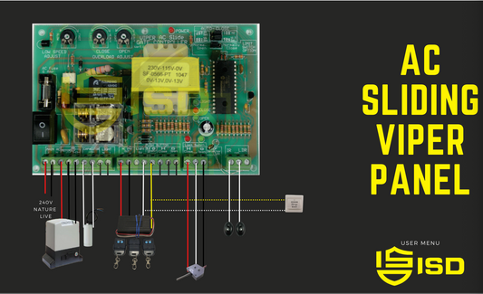 ac sliding viper panel wireline digram connectivity