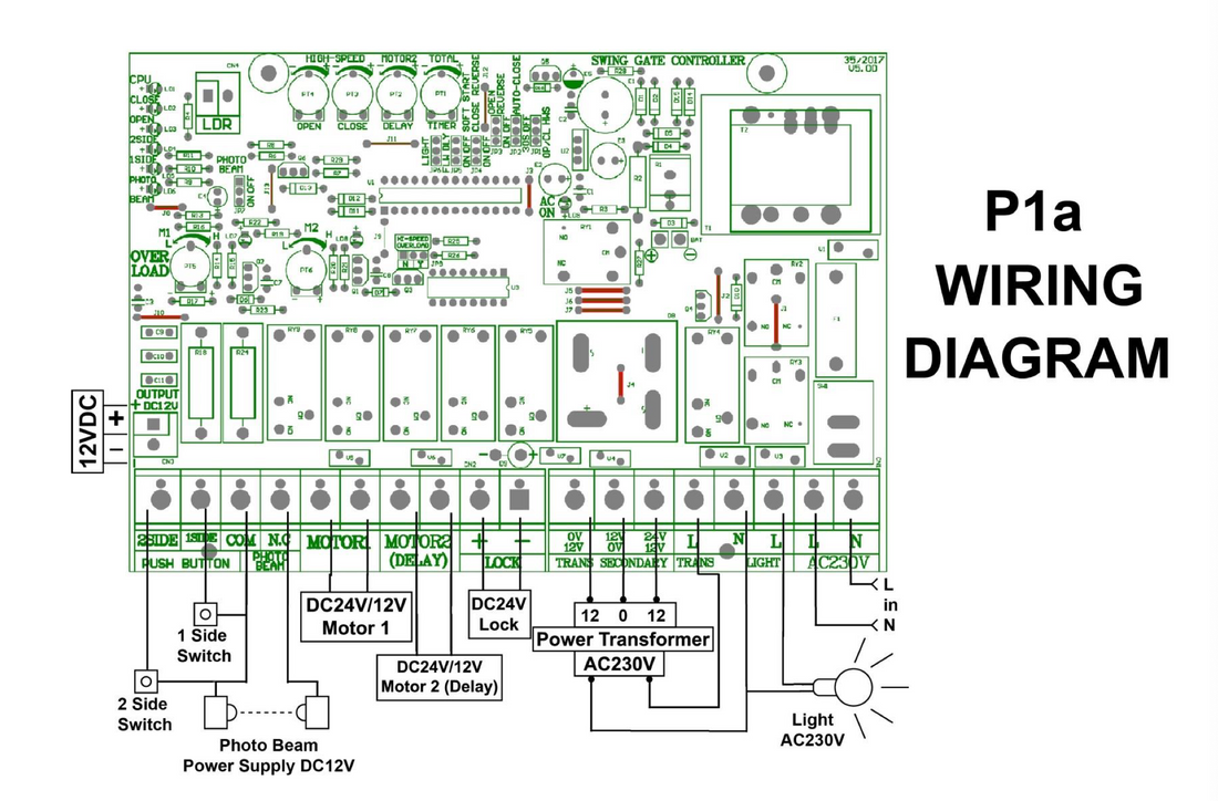 pa1 wire diagram connectivity connection