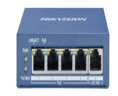 DS-3E0505P-E/M 4 Port Gigabit Suis PoE Tidak Terurus